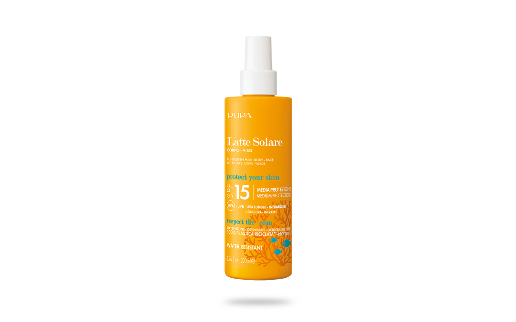 Sunscreen Milk SPF 15 (200 ml) - PUPA Milano image number 0