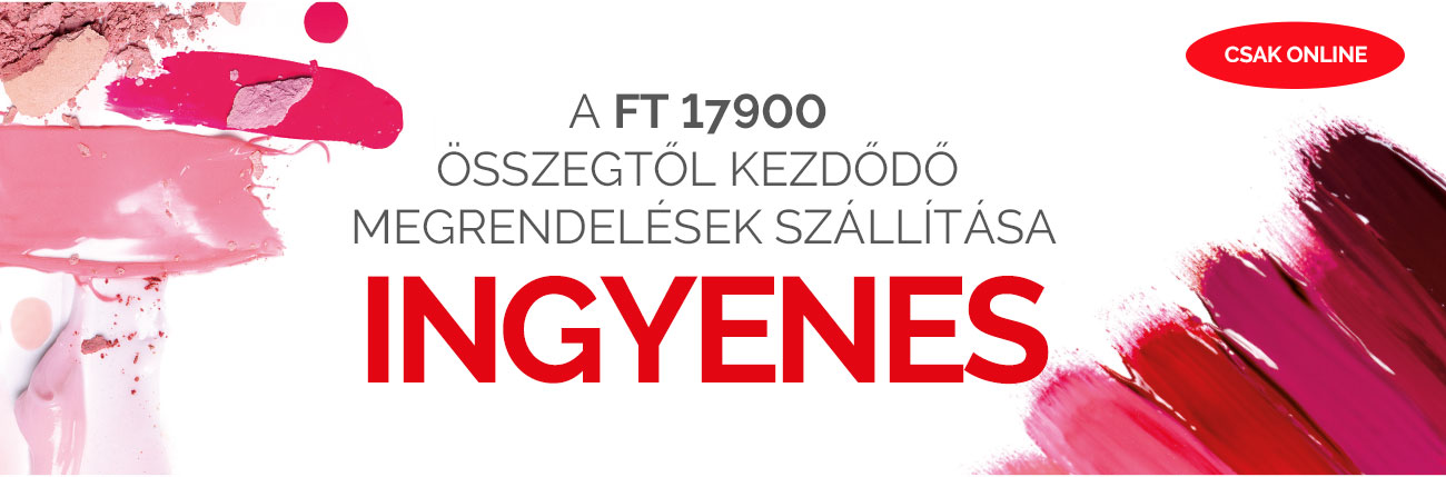 A Ft 17900 összegtől kezdődő megrendelések szállítása ingyenes promo-free-shipping
