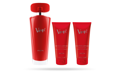 Vamp! Red Eau De Parfum + Shower Milk and Cream